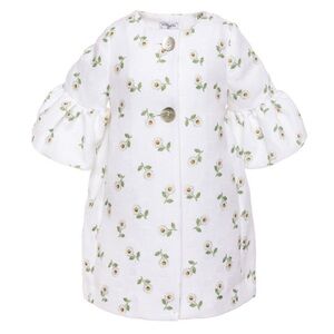 NWT Monna Lisa Daisy Ottoman Topcoat Size 10
